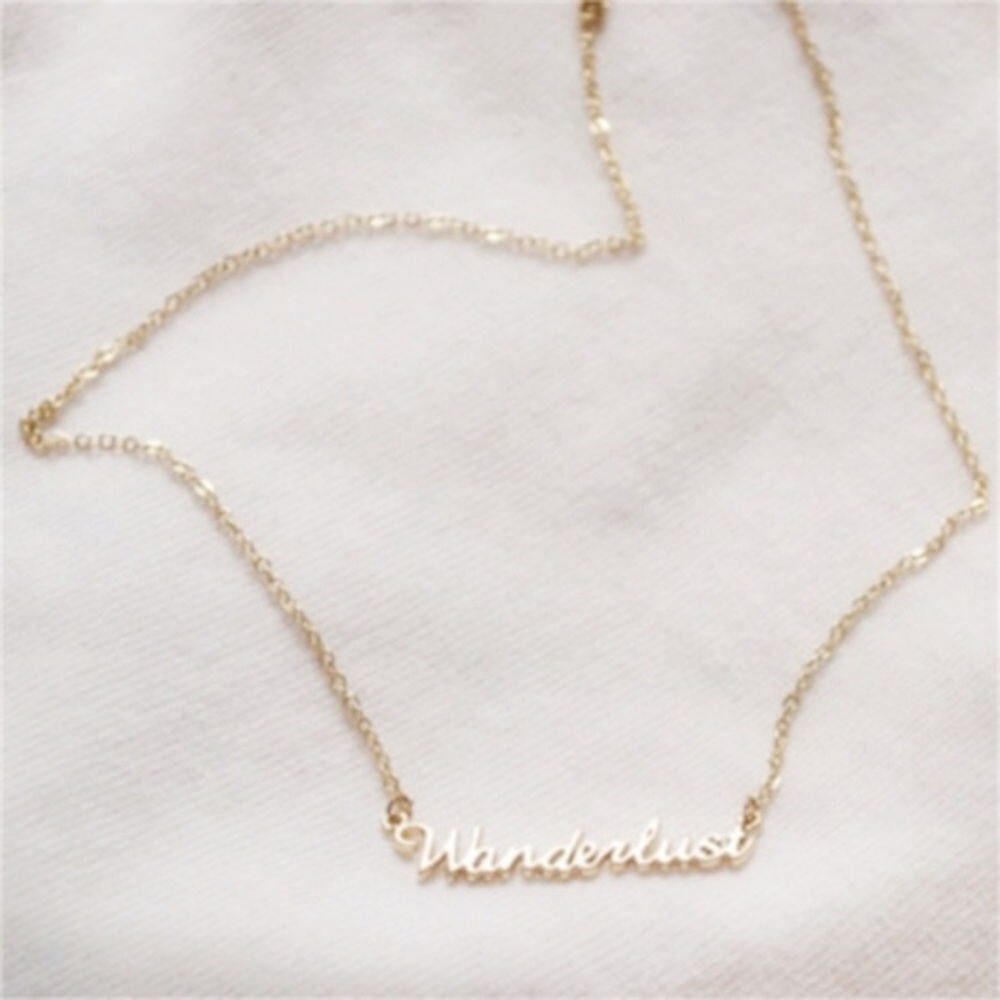 Wanderlust Dainty Travelers Necklace